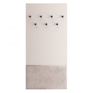 Porte-manteau mural greige 69 cm