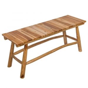 Banc ext&eacute;rieur en teck