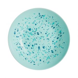 Assiette calotte turquoise D20cm