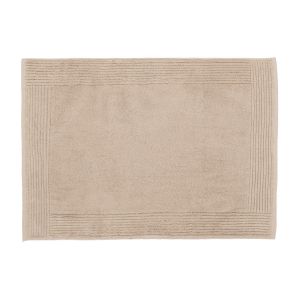 Tapis de bain en  coton taupe 50 x 70 cm