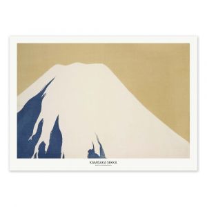 Affiche 50x70 cm - Mount Fuji From Momoyogusa - Kamisaka Sekka