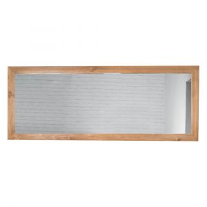Grand miroir rectangle en teck massif 180 x 70