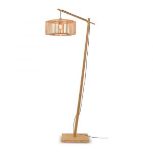 Lampadaire bambou beige H176cm