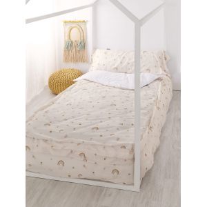 Couchage pr&ecirc;t &agrave; dormir 100% Coton Multicolore 90x200 cm