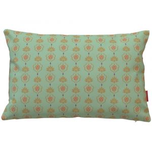 Housse de coussin ext&eacute;rieur motif ananas lagon 40x60 cm
