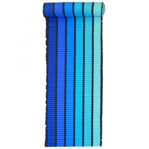 Matelas de plage pour bain de soleil  ''Happy blue''  60 x 180 bleu