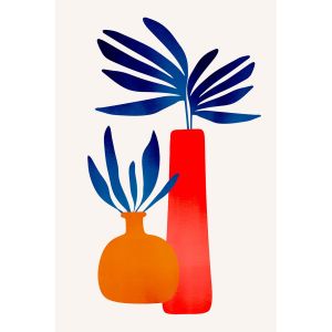 Tableau plante en conte de f&eacute;e imprim&eacute; sur toile 60x90 cm