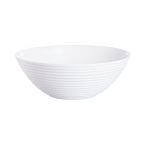 Saladier blanc en verre D27cm