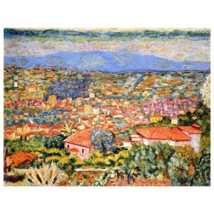 Tableau le Cannet, Vue. Pierre Bonnard 60x80cm