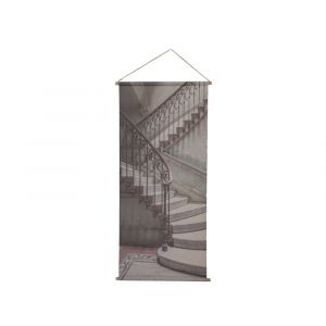 D&eacute;coration murale Kakemono escalier en colima&ccedil;on vintage 80 x 168 cm