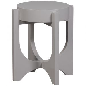 Table d'appoint en manguier gris chaud