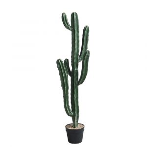Cactus en pot artificiel vert H105