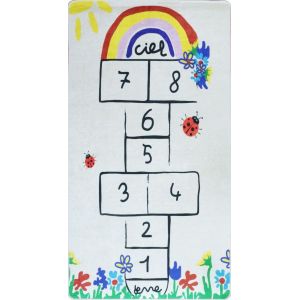 Tapis Velours Beige 80 x 150 cm