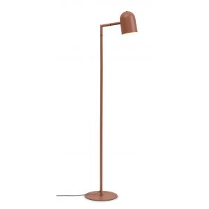 Lampadaire en métal orange H141cm