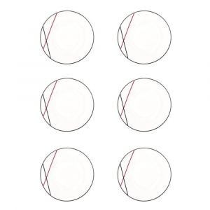 6 assiettes &agrave; dessert 22cm BISTROT CHEF