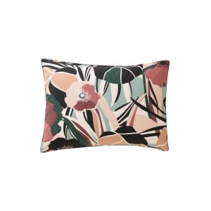 Taie d'oreiller rectangulaire imprimé rose 50 x 70 cm