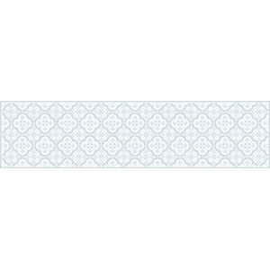 Tapis en vinyl cuisine poudre bleu lisbonne 48x198 cm