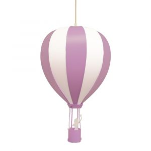 Suspension enfants Montgolfi&egrave;re Violette 46cm