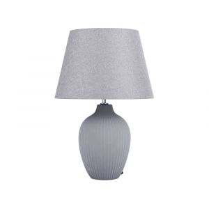 Lampe &agrave; poser c&eacute;ramique gris