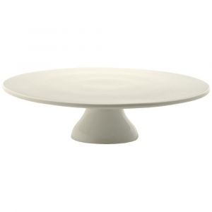 Plat &agrave; g&acirc;teau sur pied en porcelaine   330 mm