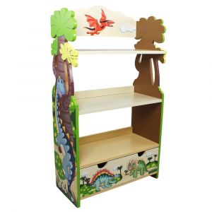 Biblioth&egrave;que Enfant Meuble Rangement, 96cm, Multicolore