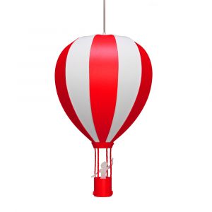 Suspension enfants Montgolfi&egrave;re Rouge 46cm