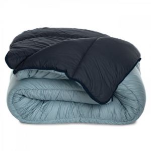 Couette imprim&eacute;e bicolore chaude 140x200cm