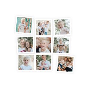 Aimants photo - 5x5 cm - 9 pi&egrave;ces