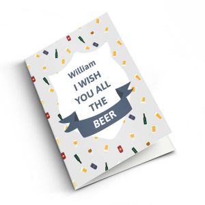 Carte postale personnalis&eacute;e Juste comme &ccedil;a - XL - Portrait