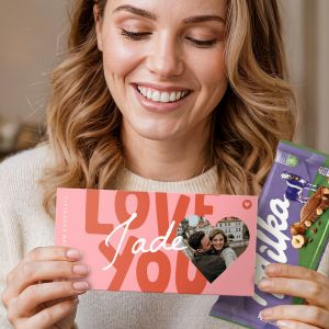 Chocolat Milka personnalis&eacute; - Noisette