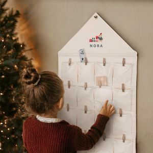 Calendrier de l"Avent en tissu