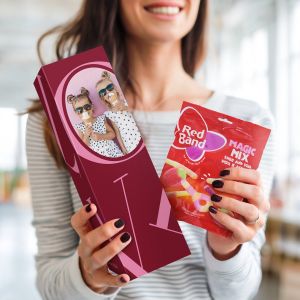 Coffret de bonbons Red Band personnalis&eacute;