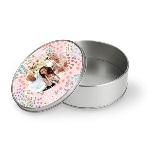 Bo&icirc;te &agrave; souvenir personnalis&eacute; - Rond