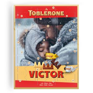 Calendrier de l"Avent personnalis&eacute; - Toblerone