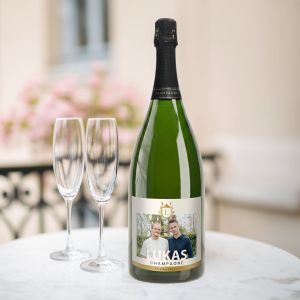 Bouteille Champagne René Schloesser 1,5L - Étiquette imprimée