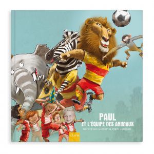 Livre personnalisé football - L"équipe des animaux - Couverture rigide