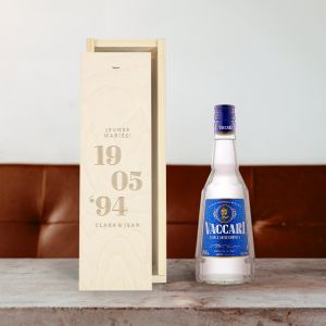 Liqueur Sambuca Vaccari - Coffret gravé