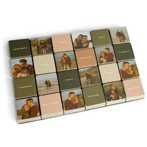 Chocolats avec photo - 24 pi&egrave;ces