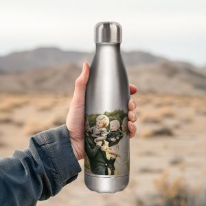 Bouteille isotherme personnalis&eacute;e - Aluminium