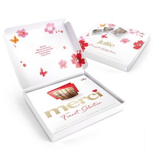 Chocolat Merci avec carte personnalisée - 250 grammes