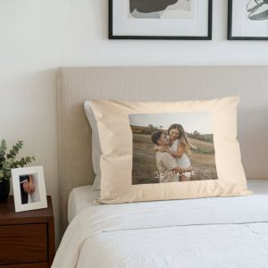Housse de coussin personnalisée - 50 x 60 cm - Beige