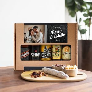Coffret bière personnalisé - Anniversaire - Blonde