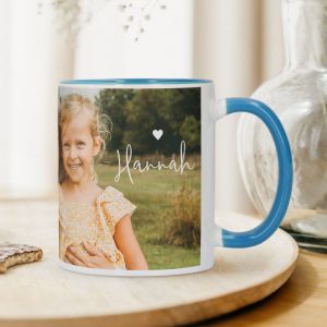 Mug personnalis&eacute; - Bleu