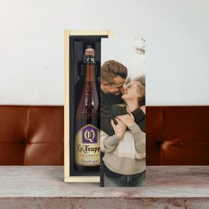 Bière trappiste La Trappe Quadrupel - avec coffret personnalisé