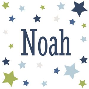 Stickers personnalis&eacute;s chambre enfant - 30x30