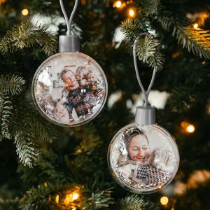 Boules de Noël Personnalisées - Transparentes