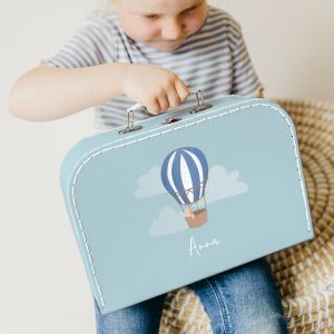 Valisette enfant personnalisable - Bleu - Grand
