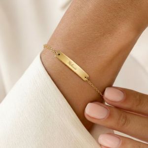 Bracelet pour femme personnalis&eacute; - Or