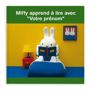 Livre personnalis&eacute; - Miffy apprend &agrave; lire (couverture souple)