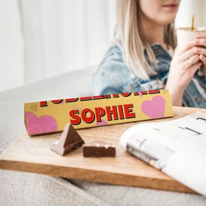 Toblerone personnalisé avec prénom et photo - Amour - L